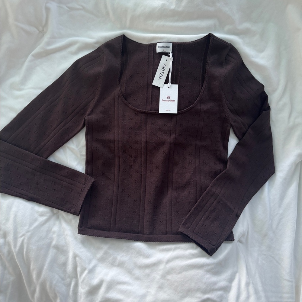 Aritzia Sunday Best Long Sleeve Francis Sweater
